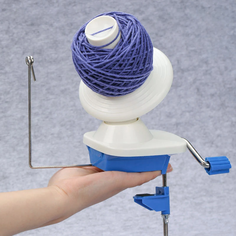 Hand Operated Yarn Winder Fiber Wool Manual Handheld Winder Machine String Ball Portable For DIY Sewing Making Accessories