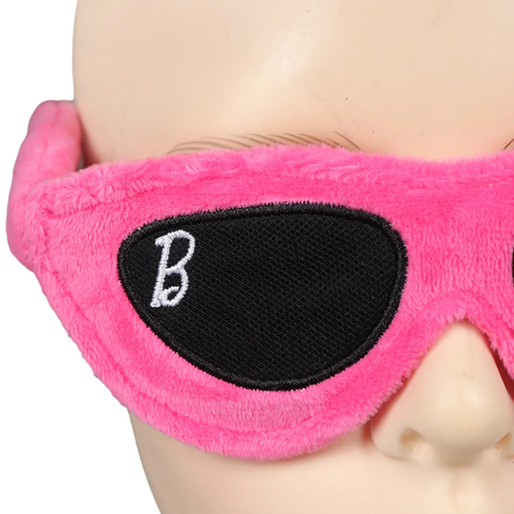Maska na oczy Margot do makijażu przebierankowego dla kobiet, do spania, podróży, odpoczynku, filmów, akcesoria do kostiumu Barbie, okulary, rekwizyty fantazji dla kobiet