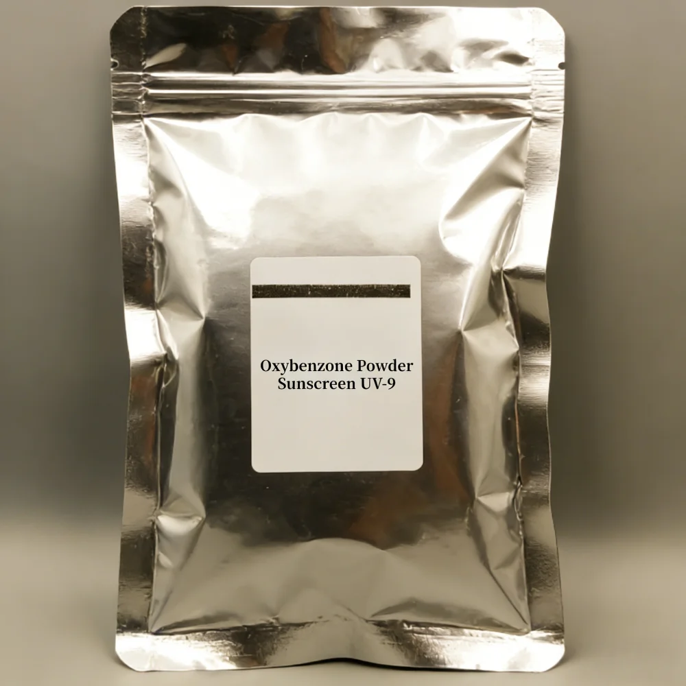 Empaque Personalizado para Polvo de Oxibenzona, Bolsa de Aluminio con Protección UV-9 Contra Rayos Solares (benzofenona-3)