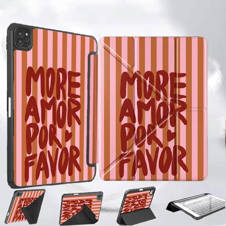 

Love Heart More Amor Por FavorLove Heart More Amor Por Favor Tablet Case For iPad Pro 11th 10th 9th 8th 7th 12.9inch Air 4 5 M3