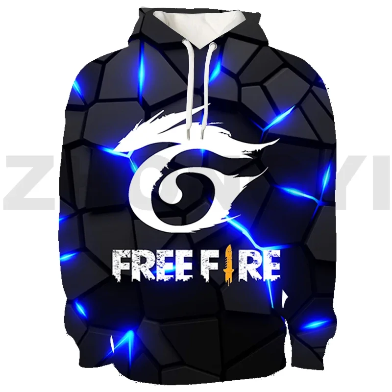 

NEW Men Free Fire Garena Hoodies Oversized Sweatshirt Boys Fashion 3D Free Fire Game Printed Pullovers Sweatwear Women Sudaderas