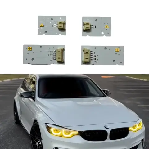 새로운 헤드라이트 LED DRL 모듈 주간 주행등 레몬 옐로우 63117493229 63117493230   BMW 4 시리즈 F36 F32 2016 - 2019