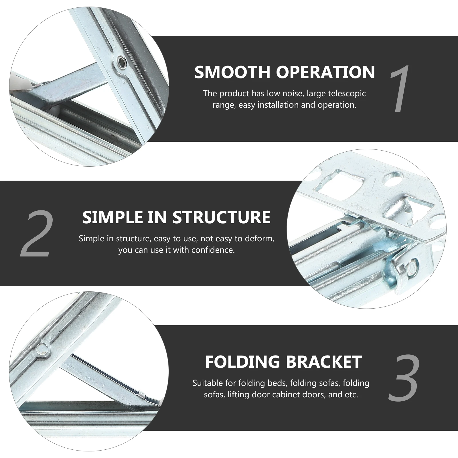 

Desk Support Bracket Arm Rest Coffee Table Lift Top Hardware Adjustable Sofa Bed Hinge Folding Lifting Bracket Massage Table