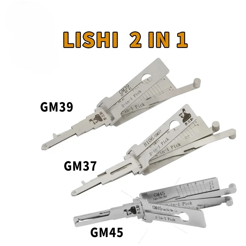 

LISHI 2IN1 HU100 DWO4R DWO5 B111 GM39 GM37 GM45 For GL8 Hummer General Chevrolet Lishi pick tool locksmiths Tool reading