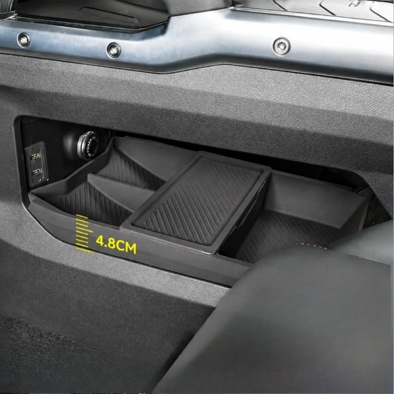 For Jetour Traveler 2023-2026 Center Console Lower Storage Box Silicone Anti-dirty Control Organier Tray Interior Accessories