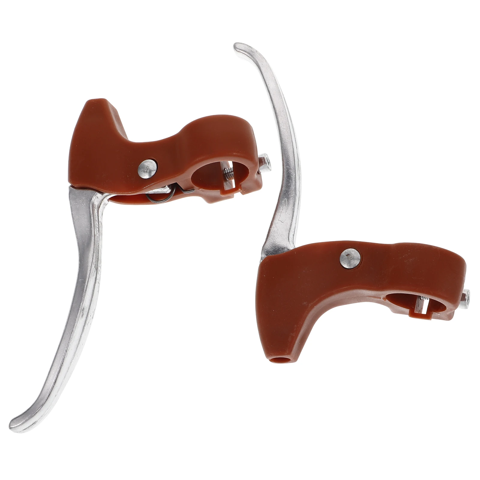 

2pcs Bicycle Brake Handle Kids Bike Brown Ergonomic Durable Material Easy Installation Replacement Lever Accessories Cycling
