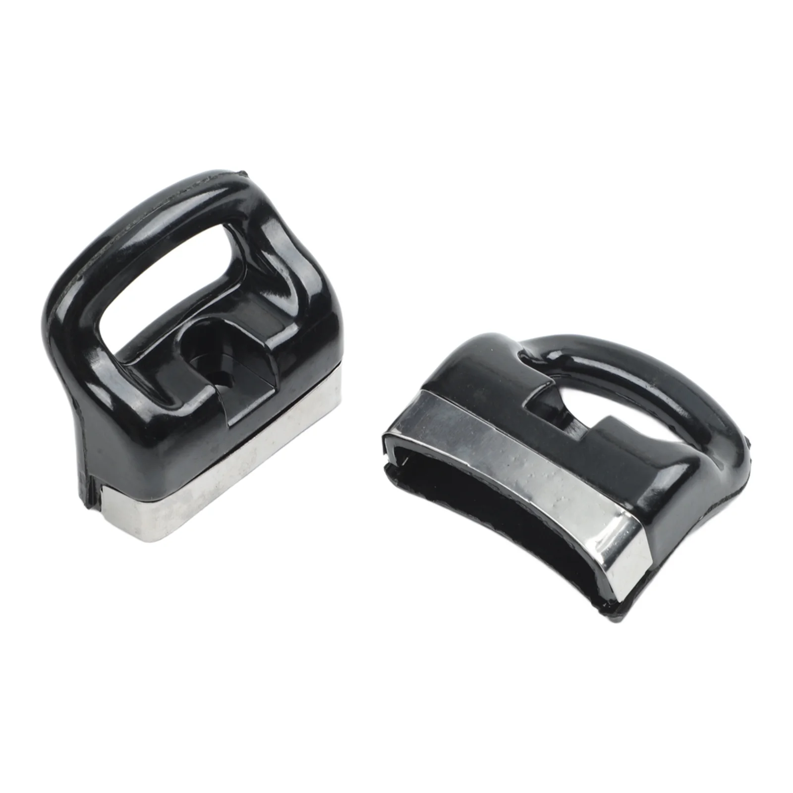 2Pcs Black Pot Side Handles For Pressure Pan Cooker Steamer Sauce Pot Ear Replacement Single Hole Short Side Handle Cookware