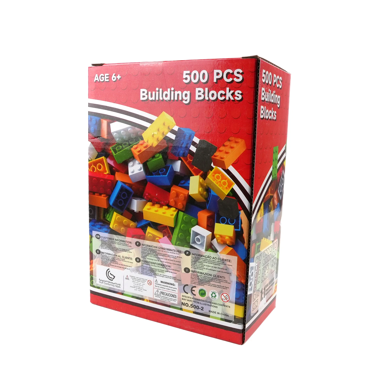 Small Particles Building Blocks Bulk Set City Classic Bricks Colorful Creative Assemble Bricks Compatible Legoed 500PCS/Pack