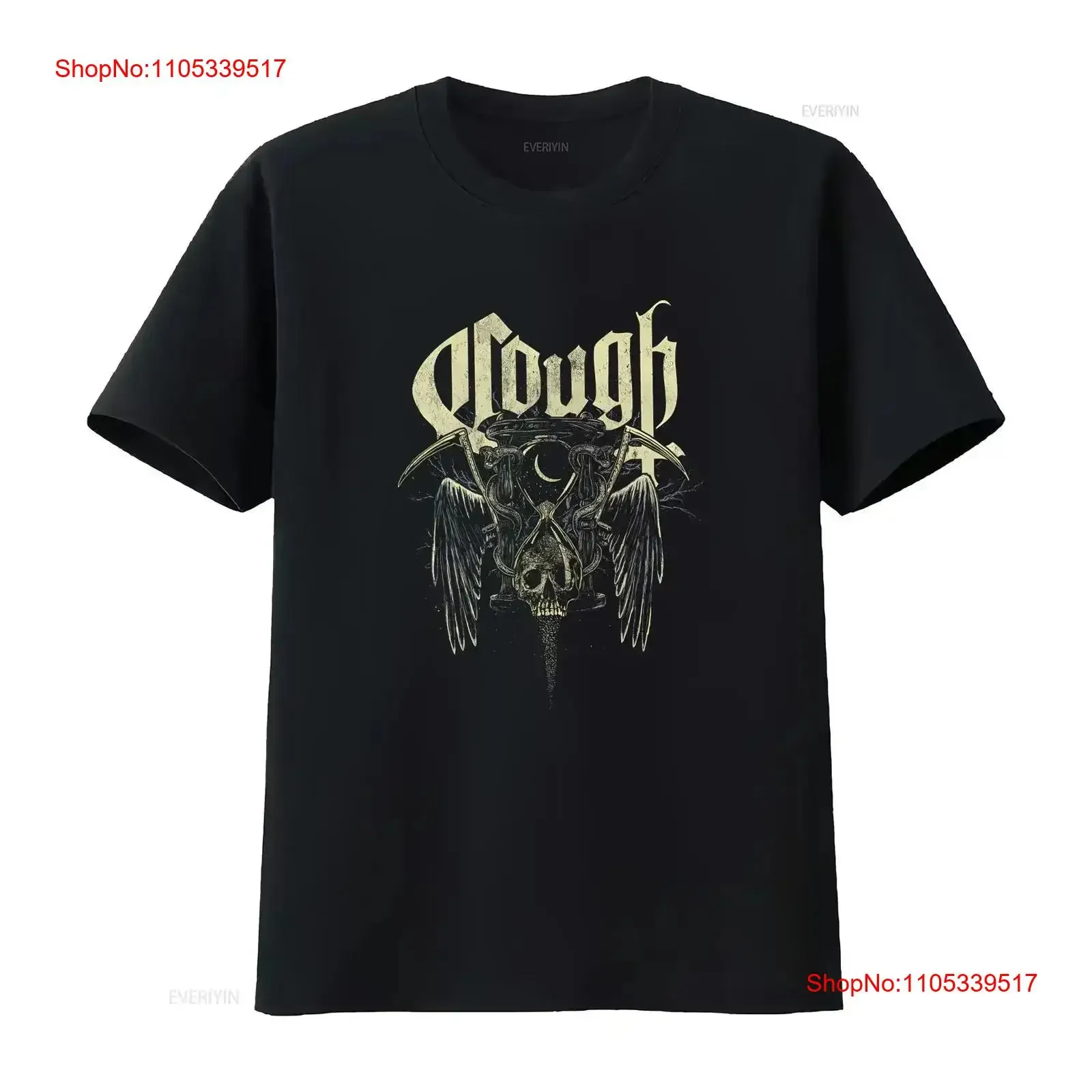 cough wounding hours T Shirt vintage Washed streetwear Breathable Stretched Comfortable homme graphic Soft Slightly Versatile