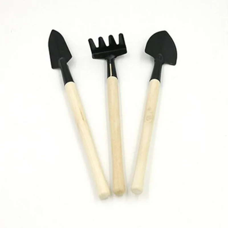 Mini Gardening tool 1set Three-Piece Garden planter Tools Small Shovel/Rake/Shovel vegetable planter Planting gardening  Tools