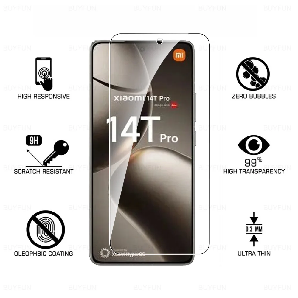 4/8in1 For Xiaomi 14T Pro Tempered Glass Case Camera Protector For Xiaomi 14T Pro Screen Glass Mi 14TPro 5G Glass Protector Film