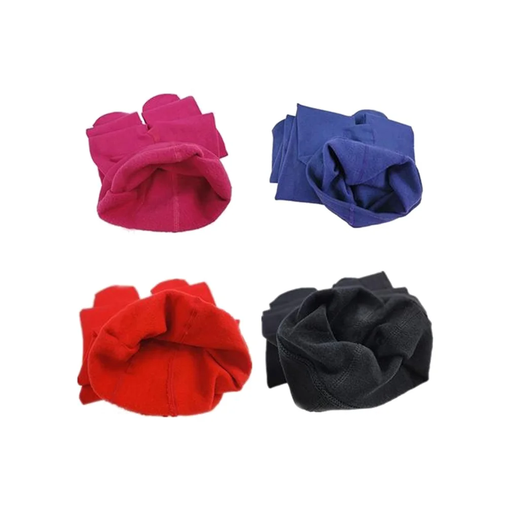 Medias con forro grueso de invierno rojo para niñas, mallas cálidas elásticas, pantalones noveno, las mejores faldas debajo de los vestidos para 8-12 años