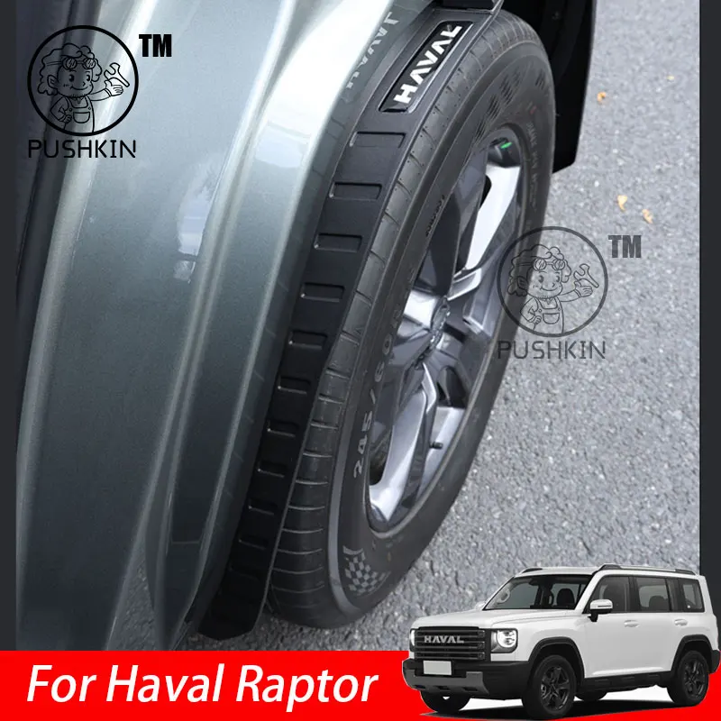 

For Haval Raptor 2024 2025 Car Mud Guards Rear Wheel Fender Antifreeze Mudguard Mudflaps Antifreeze Accessories