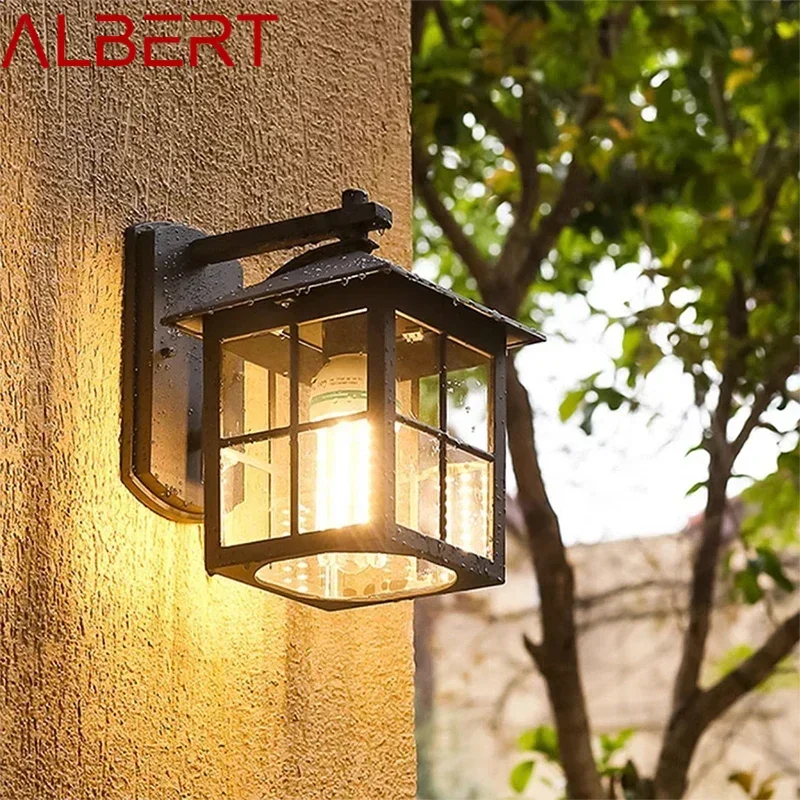 ALBERT Contemporâneo LED Lâmpadas de Parede Ao Ar Livre Simplicidade Elétrica À Prova D 'Água Varanda Corredor Pátio Villa Gate Hotel