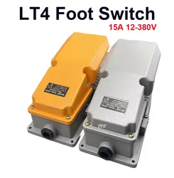 Interruttore a pedale LT4 interruttore a pedale con custodia in alluminio per controllo della macchina utensile contatto argento