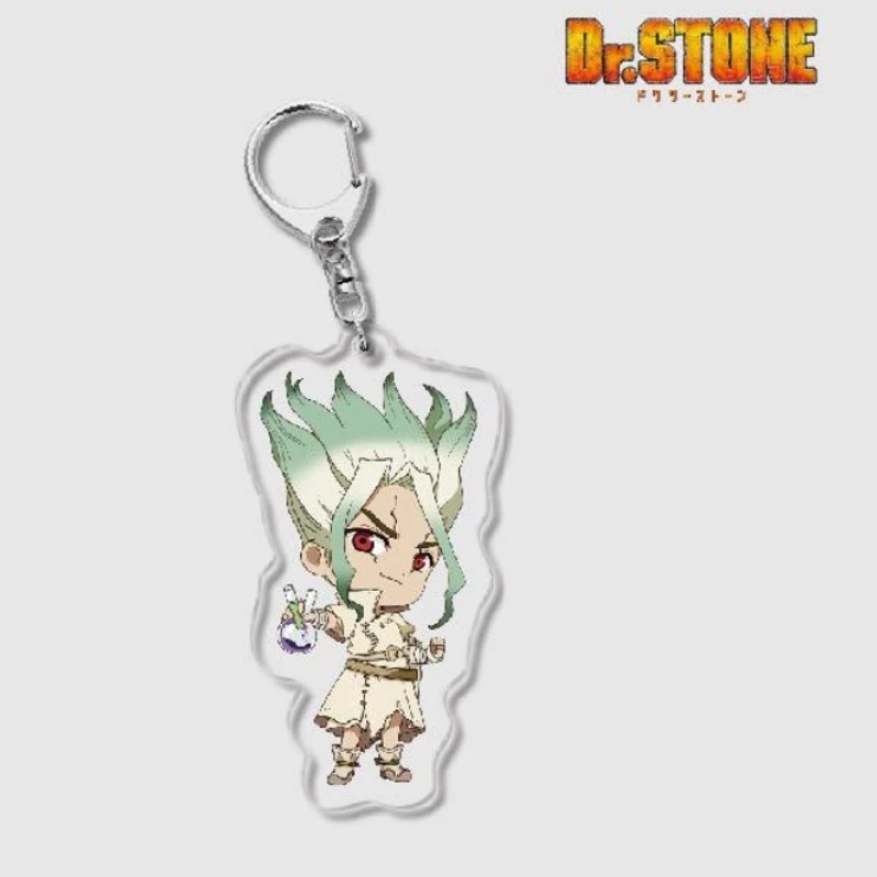 Dr.STONE Ishigami Senkuu Gen Asagiri Secondary Creative Acrylic Keychain Animation Peripheral Cartoon Decoration Pendant Gift - view 5