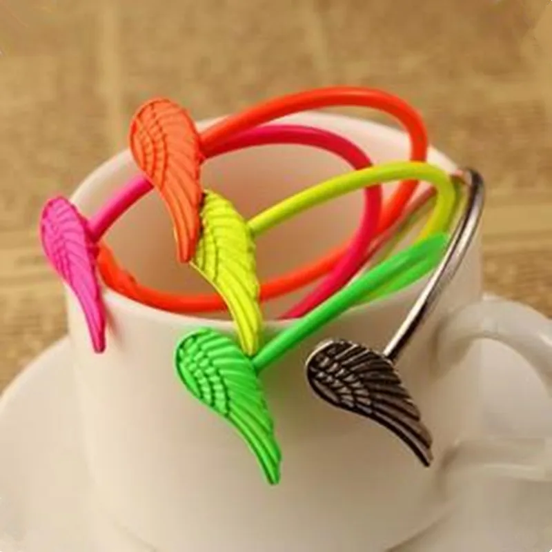 Trendy Fluorescent Color Candy-colored Angel Wings Bracelet Woman Brangles Accessories Wholesale