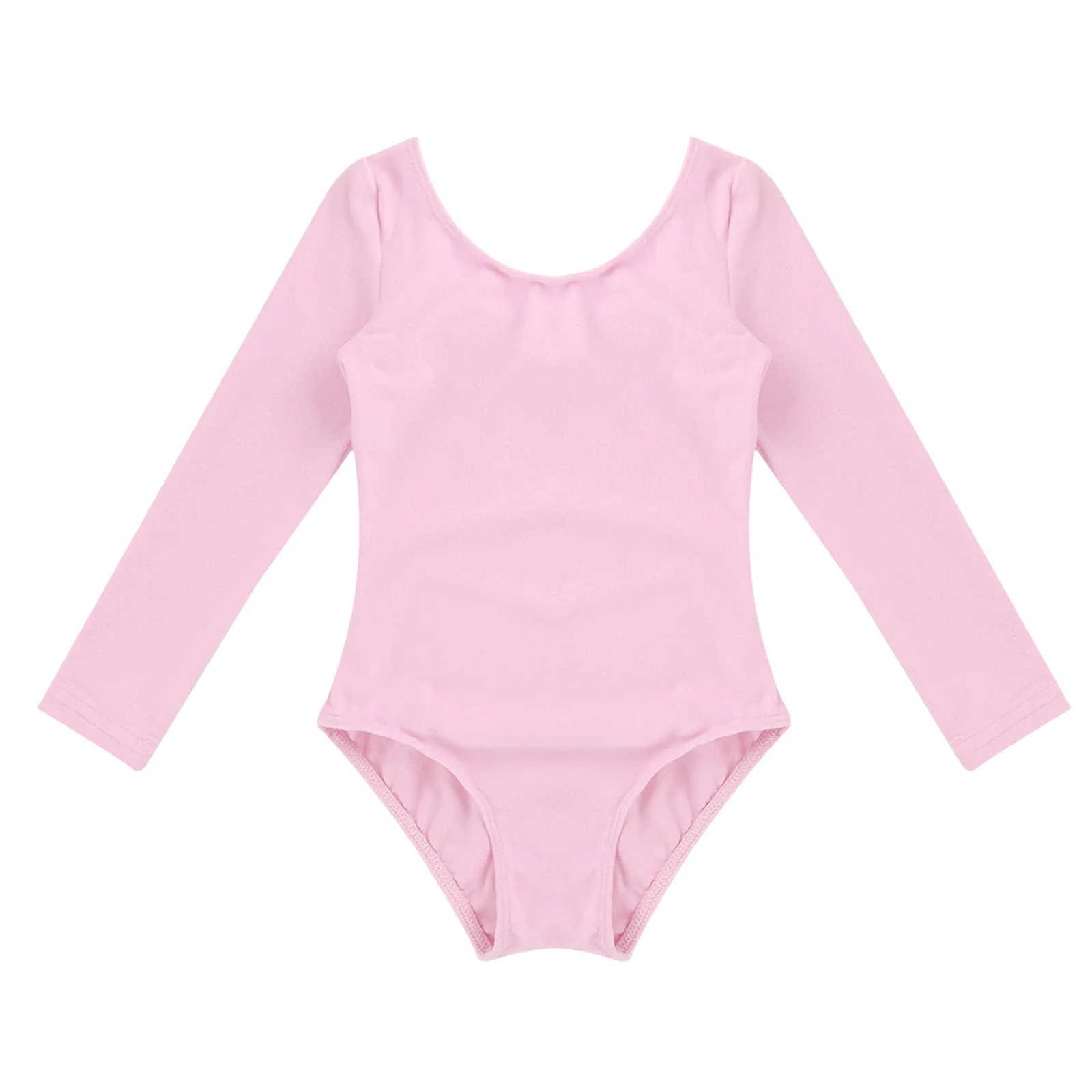Children Girls Ballet Bodysuit Long Sleeve Gymnastics Turnpakje Leotard for Ballerina Ballet Tutu Dancewear Kids Dance Costumes