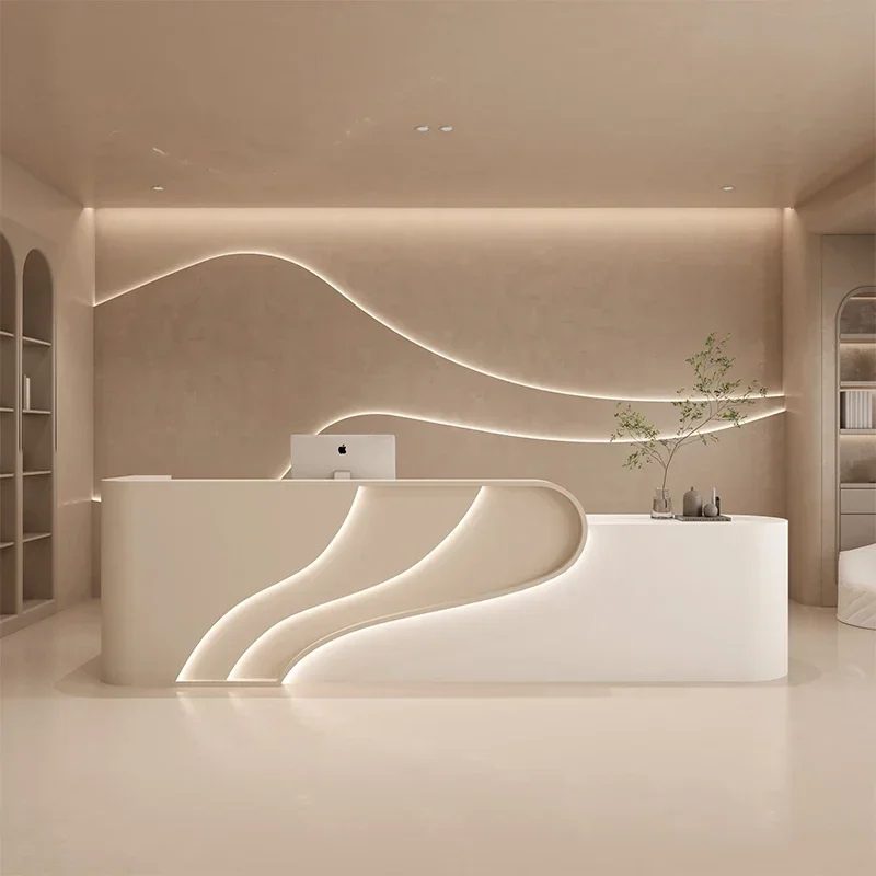 

Beauty salon checkout page Hair salon Paint front desk Clothing shop Dental clinic Dental beauty reception counter