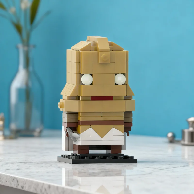 188pcs MOC Gregor Clegane Thrones Game BrickHeadz Model Building Blocks Toy Craft Art Display Education DIY 3D Birthday Brick