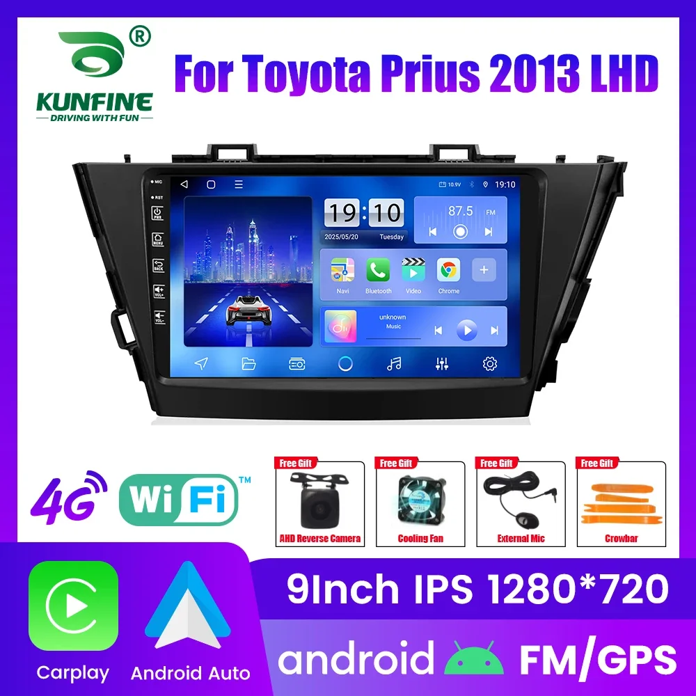 

Автомагнитола Android для Toyota Prius 2013 LHD, 2DIN, 8-ядерный процессор, GPS-навигация, IPS-экран, CarPlay, Android Auto