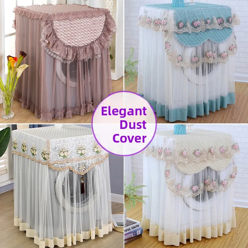 

Чехол для автоматической стиральной машины, пыле- и водонепроницаемый, в форме маленького лебедя, защитная ткань для бытовой техники, для стиральных машин с роликами и шторками