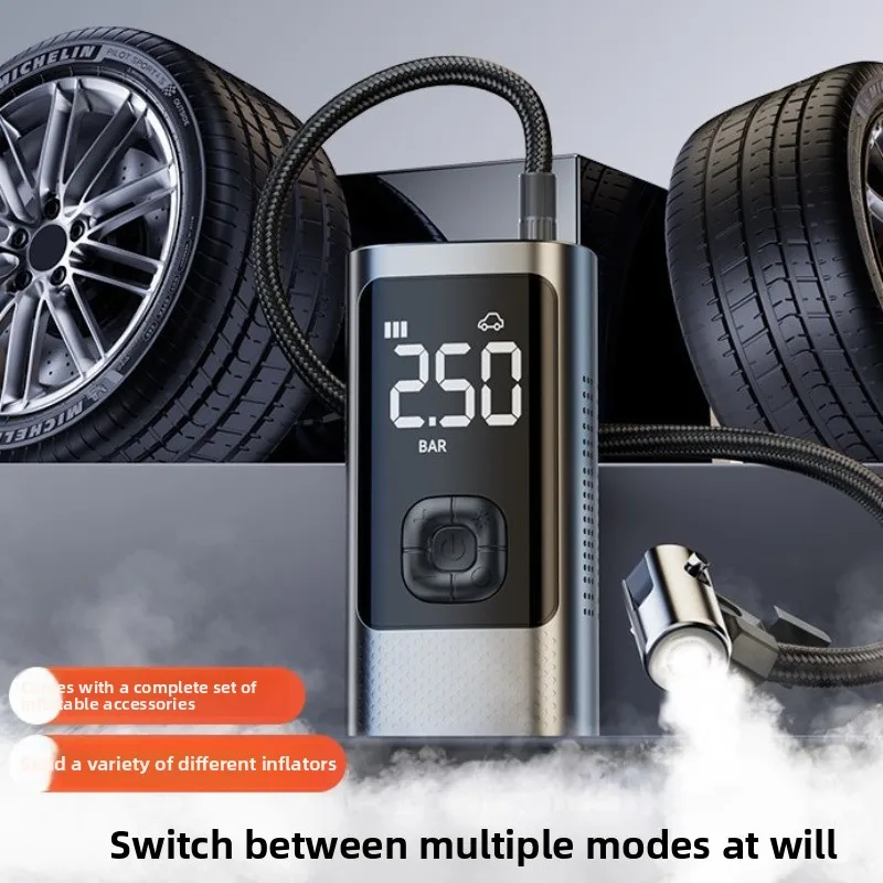 

Автомобильный беспроводной воздушный насос, портативный воздушный насос для автомобилей, воздушный насос высокого давления для шин электромобилей