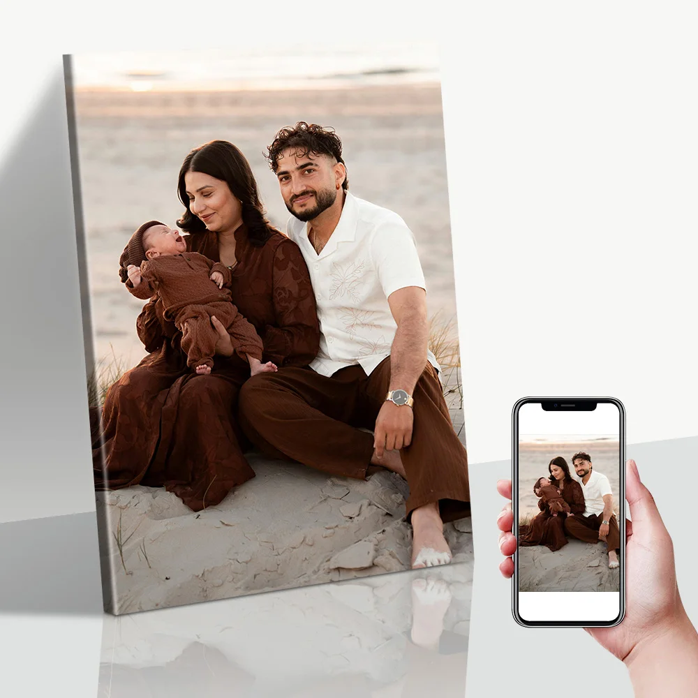 1pc big size canvas custom photo,personalized gift for room 