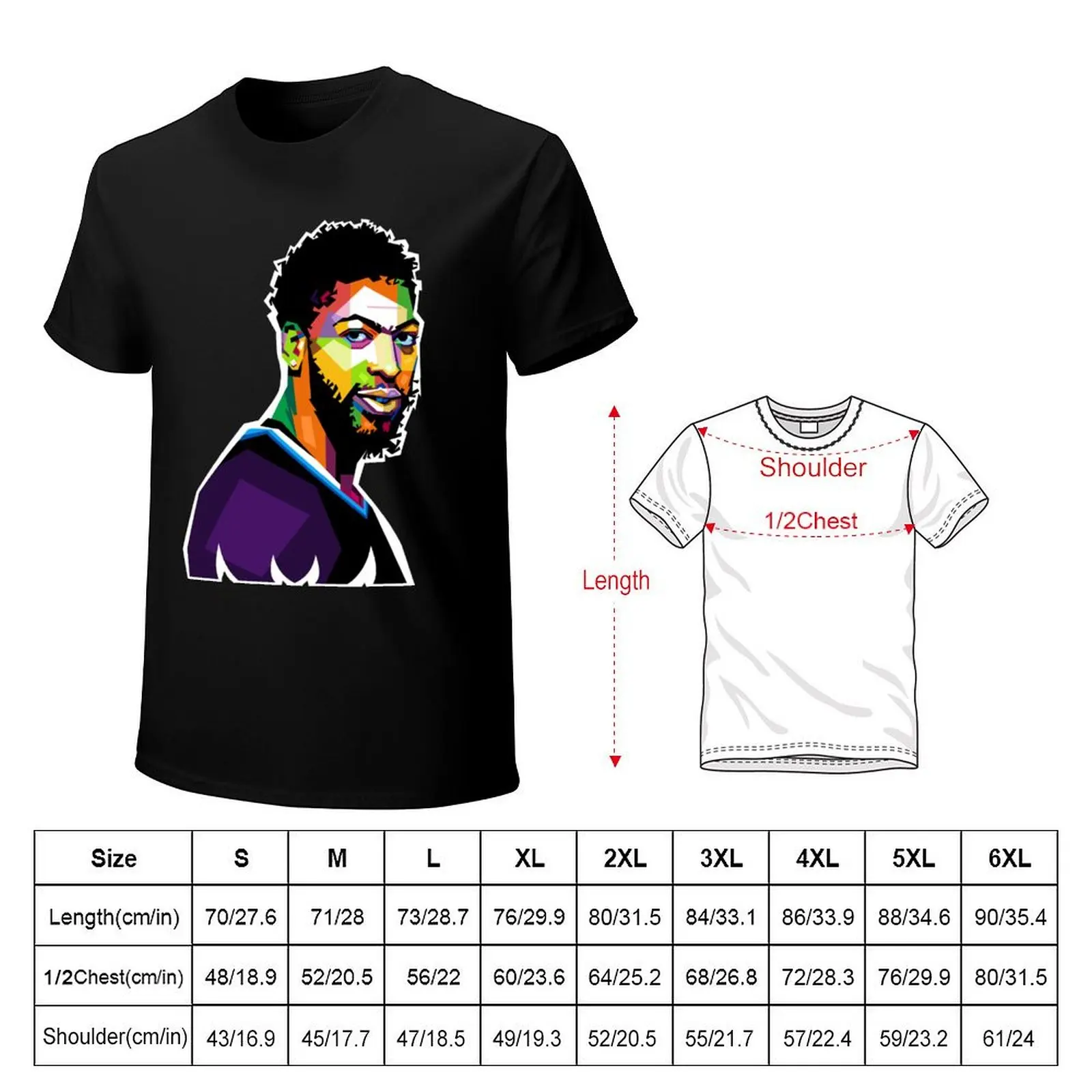 Anthony Davis T-Shirt Basic Casual Wear Short Sleeve Top