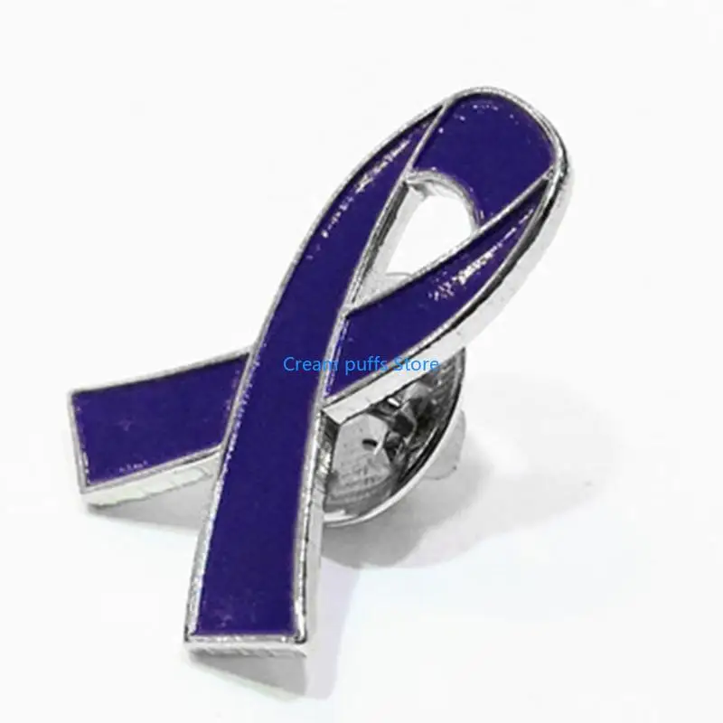 50LE Creative Punk Pin Against Violence Awareness Brooch Badge Jewe