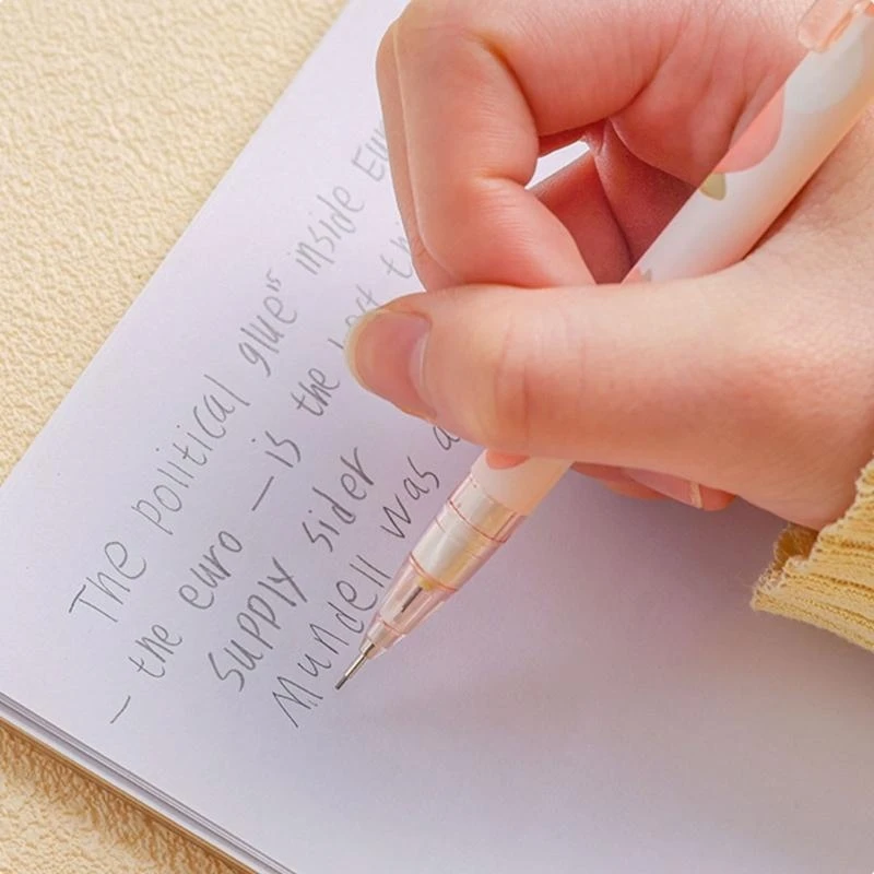 6 peças Fruta Lápis automáticos 0,5 mm Lápis mecânicos para escrever desenho