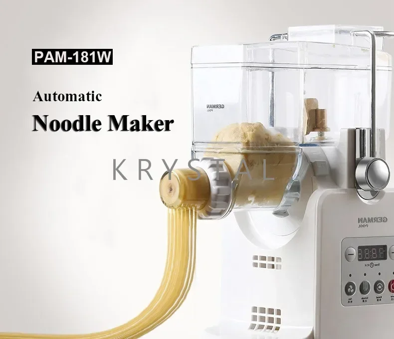 Household Automatic Noodle Maker Noodle Making Machine Domestic Dough Kneading Machine Homemade Noodle Helper PAM-181W