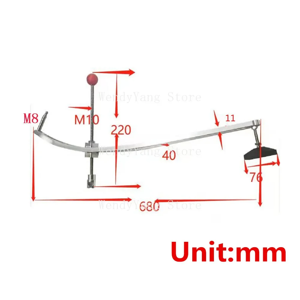 

For Car Dent Repair Tool Slide Bar Set, Flat Bar, Leaf Plate, Wheel Arch Position, Dent Repair, Dent Free Paint