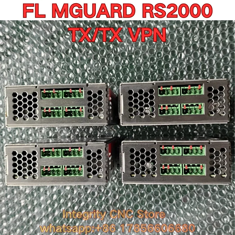 Second-hand FL MGUARD RS2000 TX/TX VPN industrial switch 2700642 functional test is normal