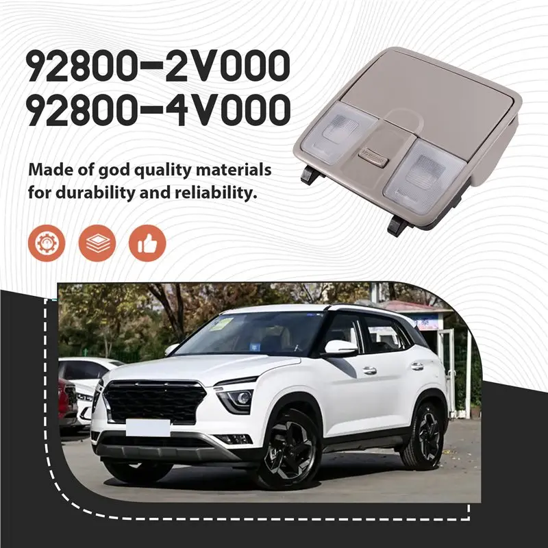 A22F-92800-2V000 Reading Lights Assembly Room Lamp Dome Light For Elantra GT I30 IX25 Creta K3 2012-2018 92800-4V000 view 5