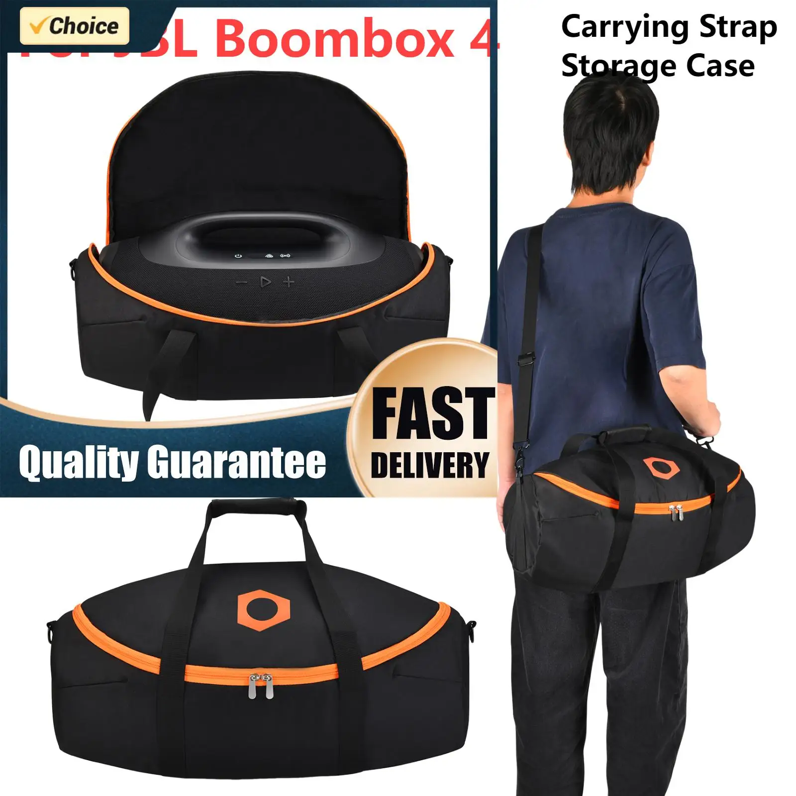 Speaker Carrying Case for JBL Boombox 4 Speaker Protective S
