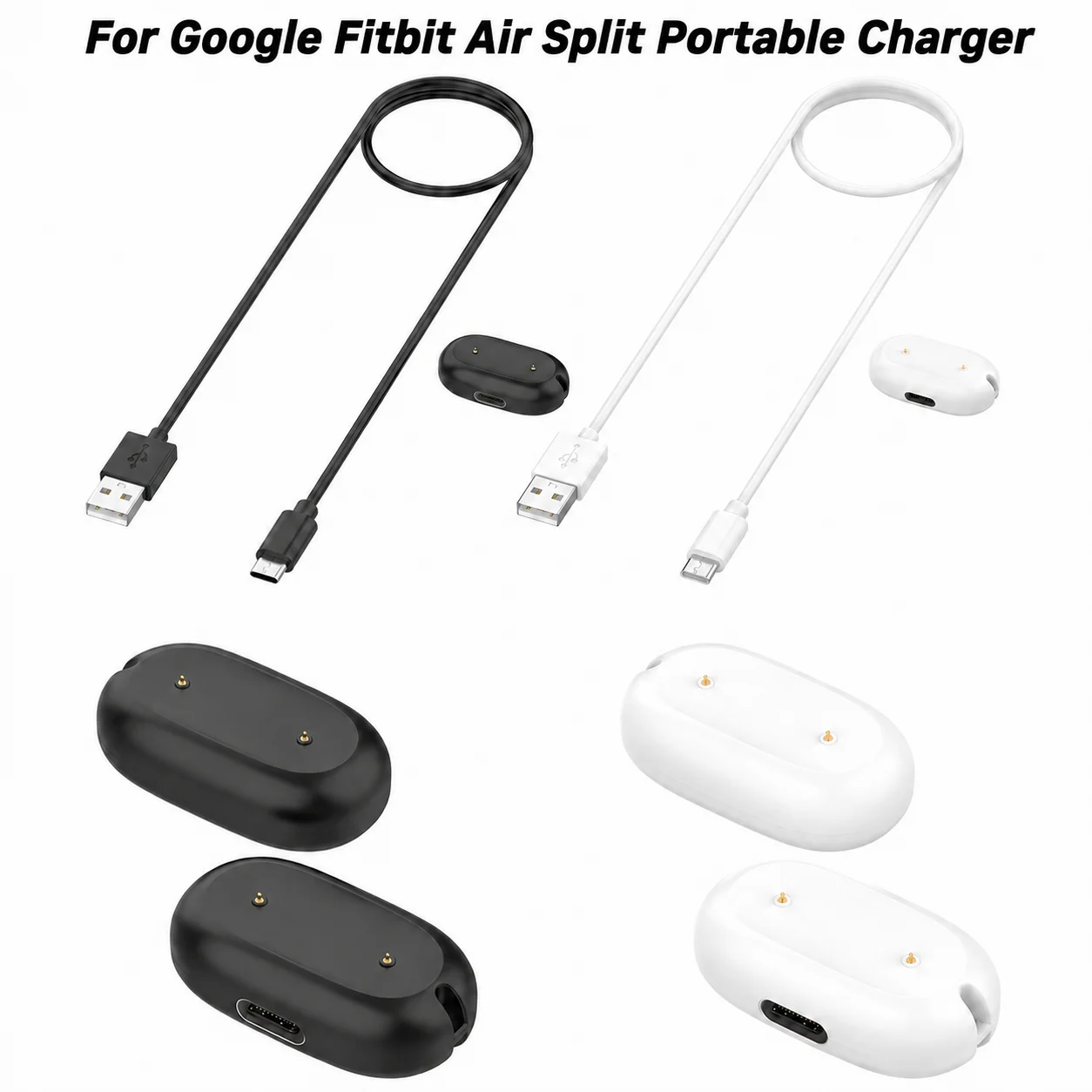 For Google Fitbit Air Split Magnetic Charger Smart Bracelet Portable Charging Base Smart accessories