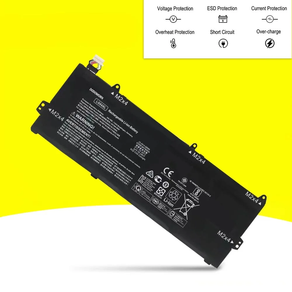 Imagem -04 - Bateria do Portátil para hp Pavilion 15-dk0015la 15-cs1001la 15-cs1002la 15-cs1067tx Hstnn-ib8s Tpn-q208 L325351c1 15.4v 68wh Lg04xl