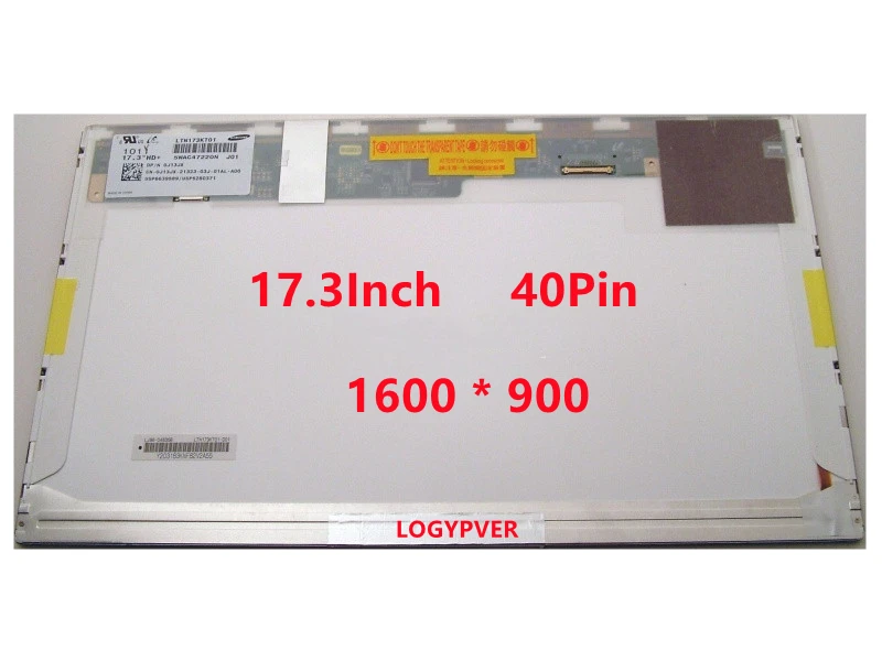 

17.3" HD+ N173FGE-L23 21 13N173O6-L02.LTN173KT02 01 LP173WD1 TL F1 G2/B173RW01 V.2 V.5 17.3inch 40pin 1600x900