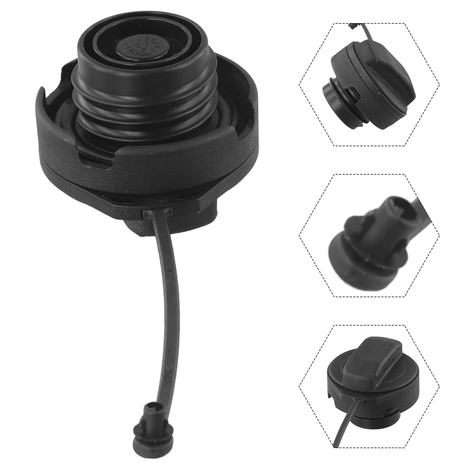 Plastic Fuel Filler Cover Cap Fits For Golf 4 MK4 and For Passat B5 Without Modification or Drilling 1J0201553