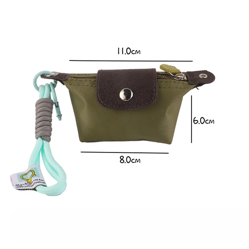 حقيبة سماعة رأس صغيرة خفيفة الوزن من قماش أكسفورد لأجهزة Airpods 4 Pro2 حقيبة تخزين حقيبة عصرية معلقة تحمل عناصر صغيرة #2