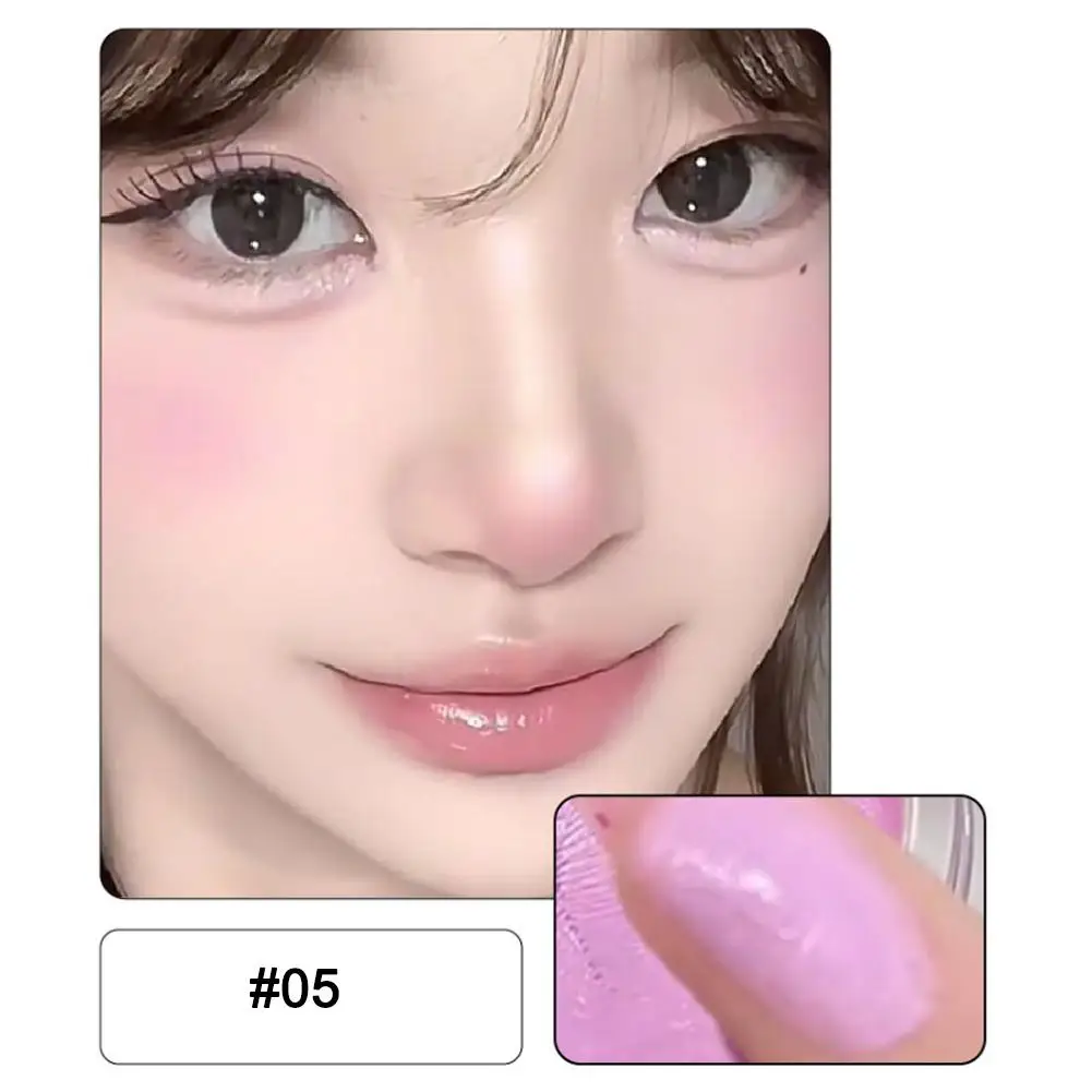 Monochrome Blush Matte Natural Cheek Color Brightening Face กันน้ํา Facial Contouring แต่งหน้า Blush Powder แต่งหน้าแบบนุ่ม