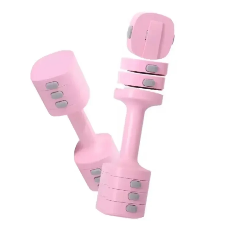 Pink 2-in-1 Multi-Function Kettlebell Dumbbell Adjustable Weight To Meet Diverse Training Needs Ideal for Women's Fitness Use