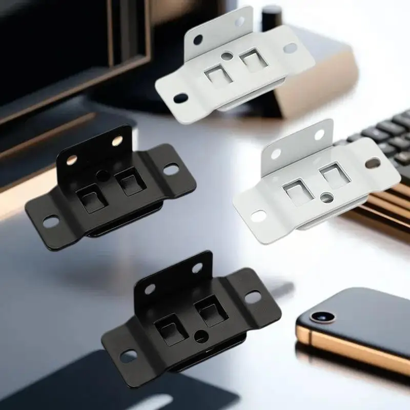 △ 4Pcs Home Renovation DIY Tool Accessories Fixed Fastener 2-In-1 Insert Furniture Laminate L-Shaped 90 Degree Connector