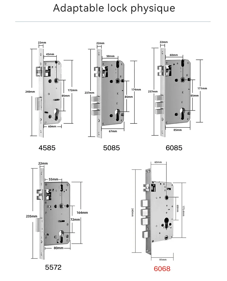 Neue ttlock wifi fernbedienung entsperren schlüssel lose sicherheit elektronischer finger abdruck digitale intelligente schlösser für wohnungen büro – Detail 3