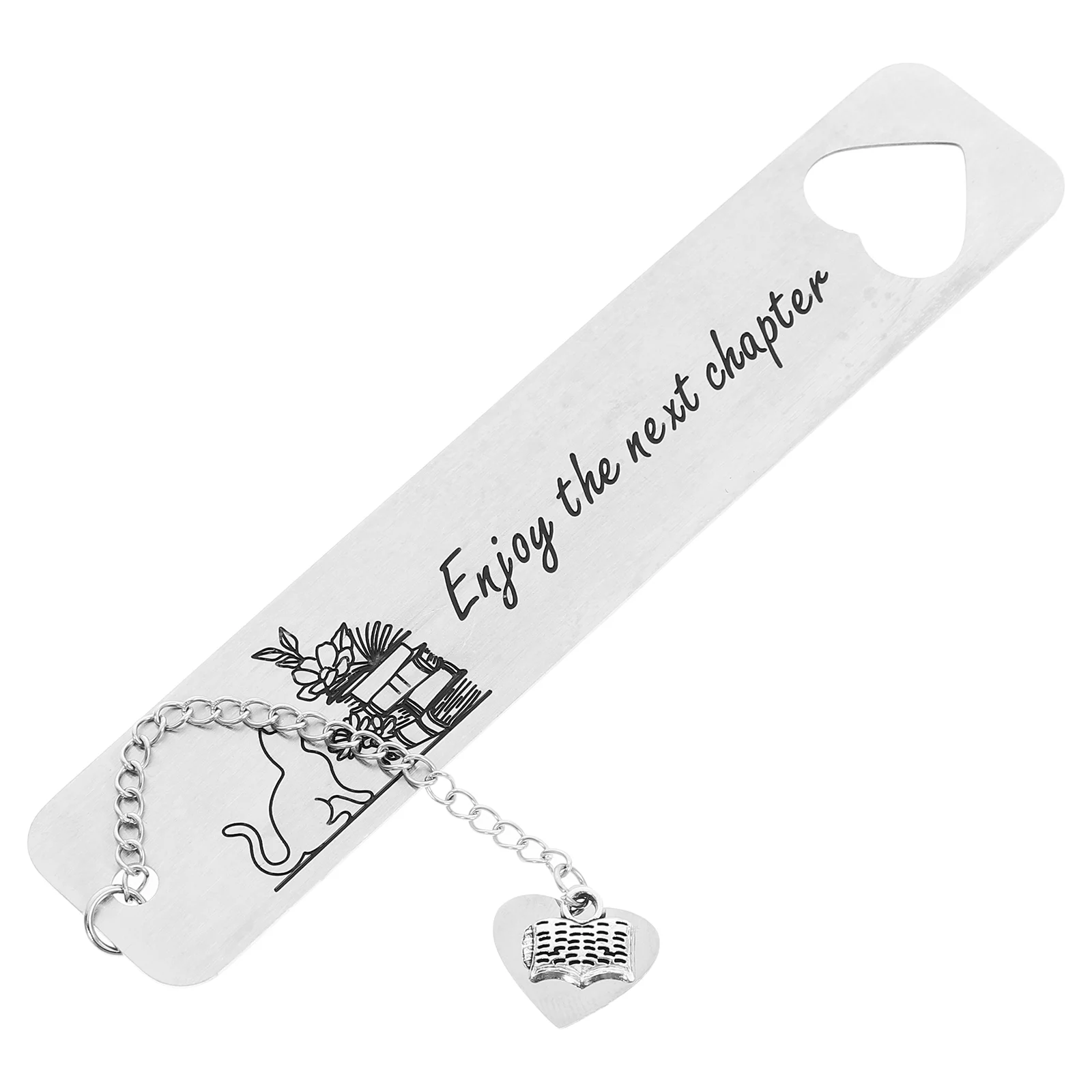 

Cat Bookmark Markers Chain Bookmarks for Kids Reader The Women Stainless Steel Crafts