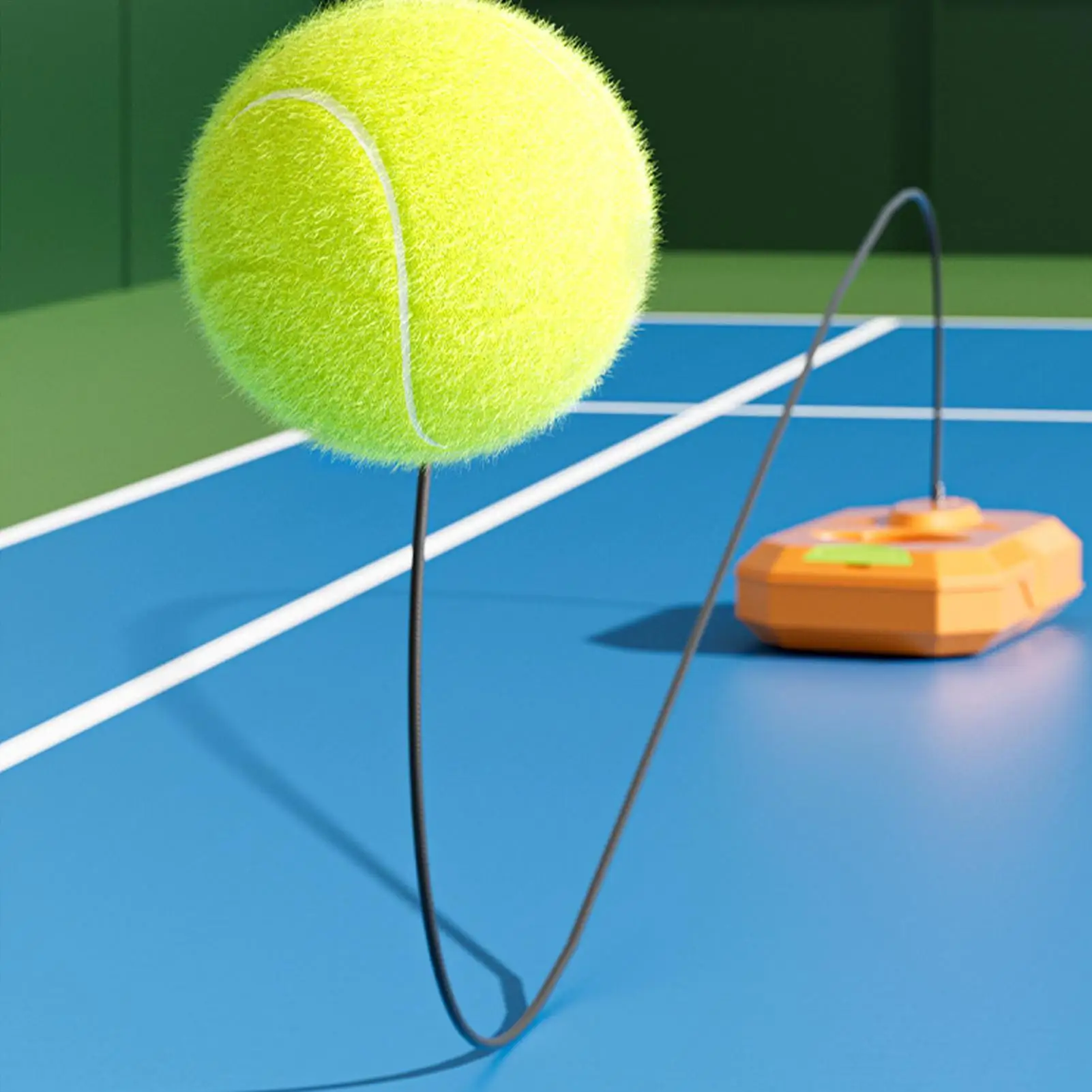 

Tennis Practice Rebounder Sports Training Exercise Tool Solo Tennis Trainer For Beginners Adults Teens Fielding Gym Outdoor