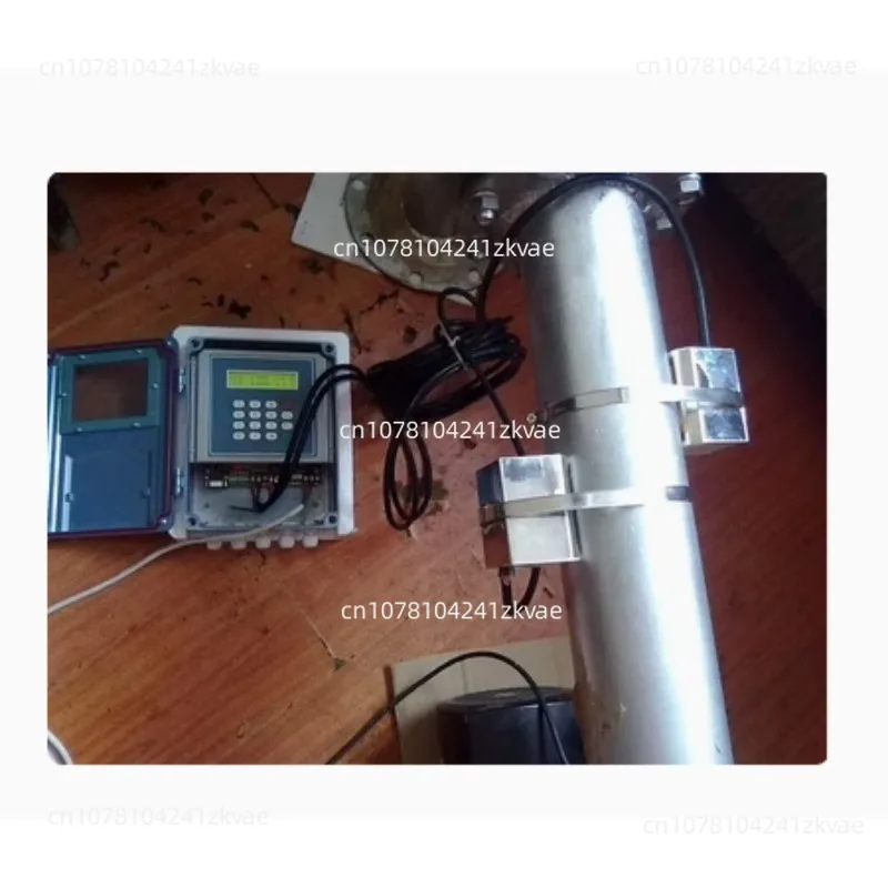 Digital Water Liquid Flow Meter, Ultrasonic Flowmeter, TDS-100F, DN50mm-700mm, M2 Transducer