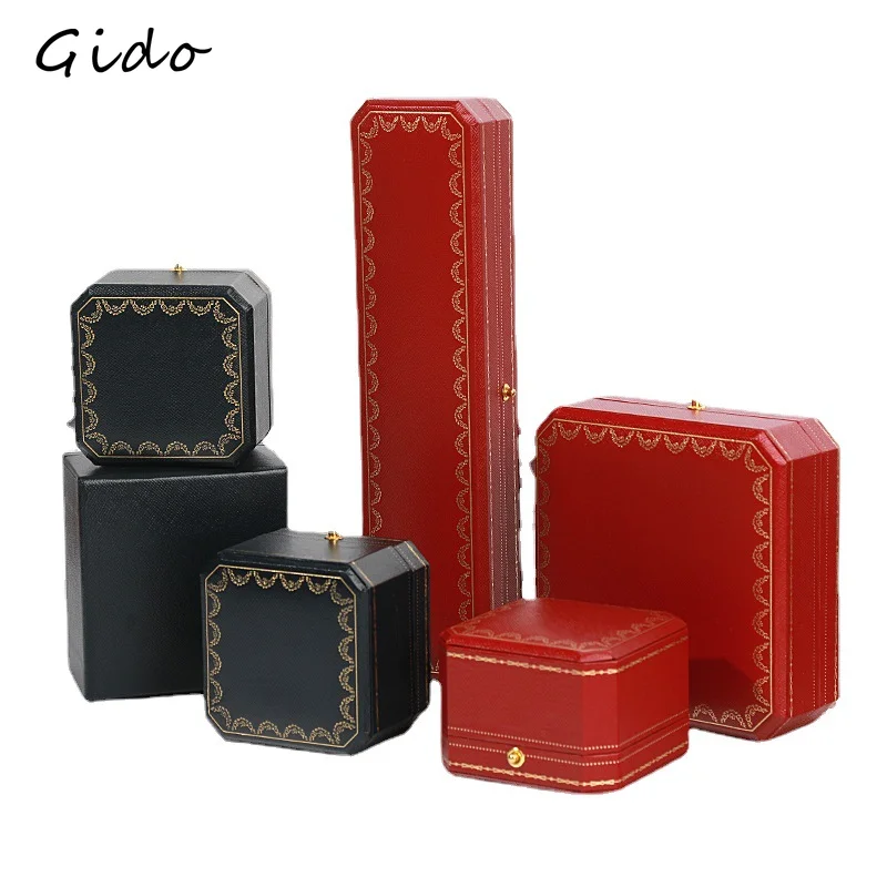 European style jewelry box proposal wedding jewelry packaging box ring box necklace Octagon Bracelet package