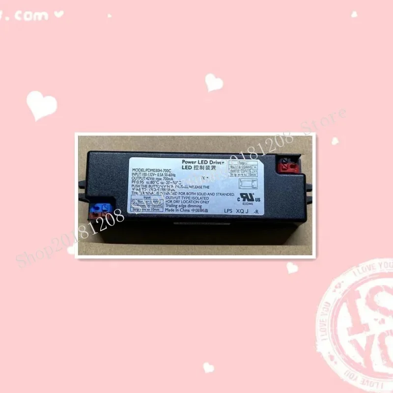 L Q  Power LED Driver PDM030H-700C INPUT 100V-130V 05A OUTPUT 42V700mA For Philips LED Control Device PDA030B-700C